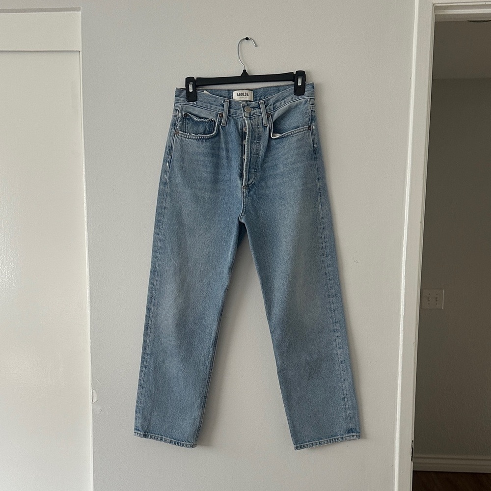 Agolde 90s Crop Jeans in Hooked